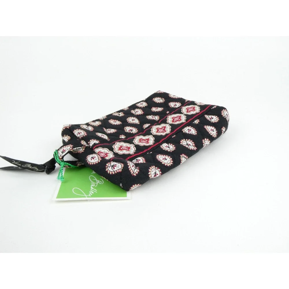 Vera Bradley Classic Black Small Cosmetic Case NWT